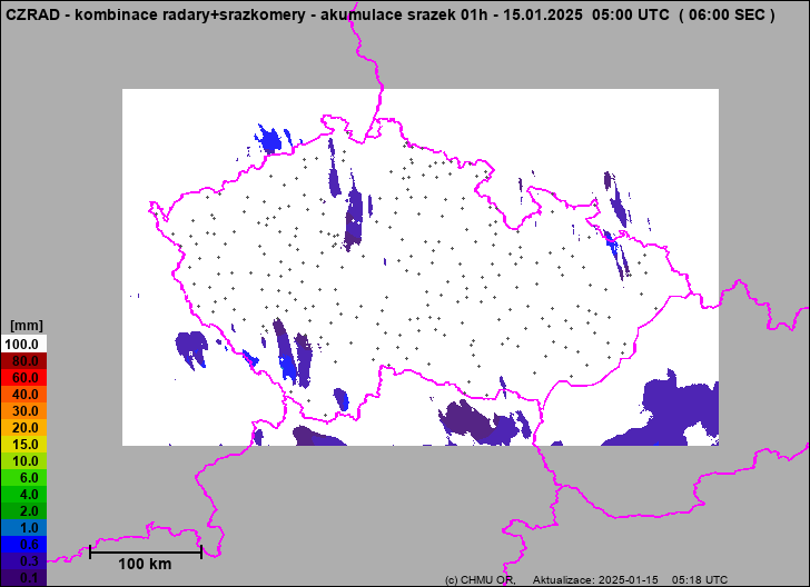 Precipitation estimates - Weather radar estimates combined with rain gauge measurement