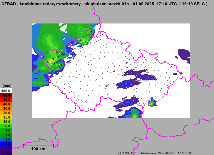 Precipitation estimates - Weather radar estimates combined with rain gauge measurement