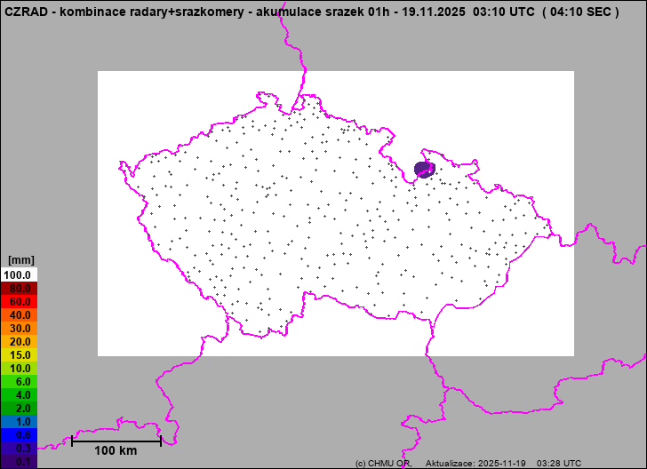 Precipitation estimates - Weather radar estimates combined with rain gauge measurement
