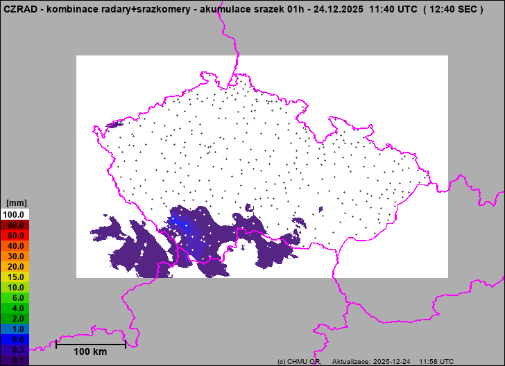 Precipitation estimates - Weather radar estimates combined with rain gauge measurement