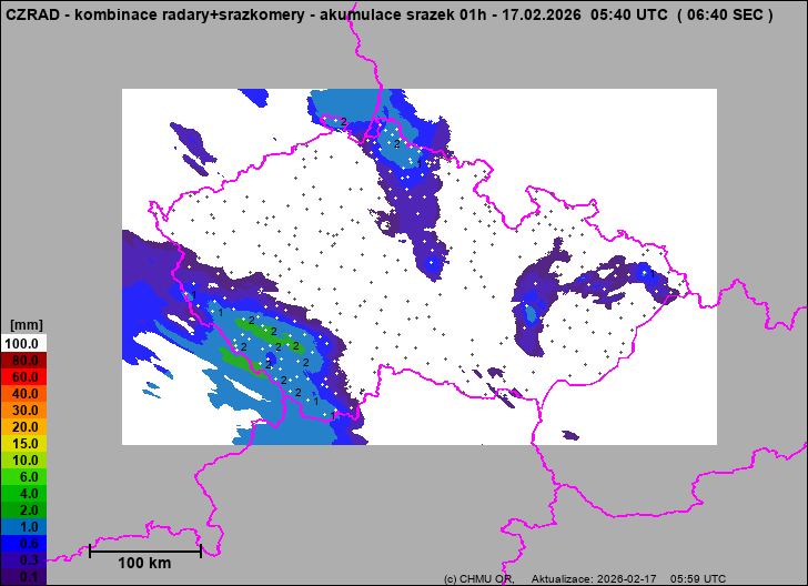 Precipitation estimates - Weather radar estimates combined with rain gauge measurement