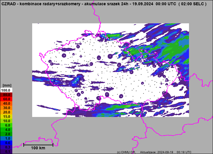 Precipitation estimates - Weather radar estimates combined with rain gauge measurement