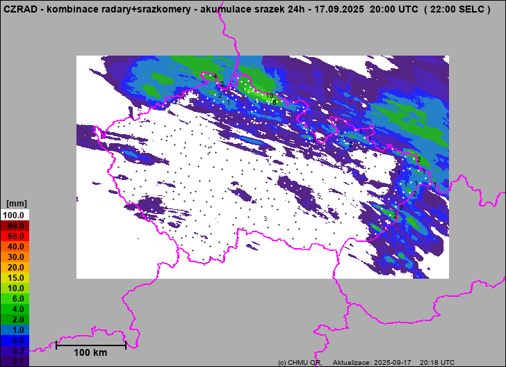 Precipitation estimates - Weather radar estimates combined with rain gauge measurement