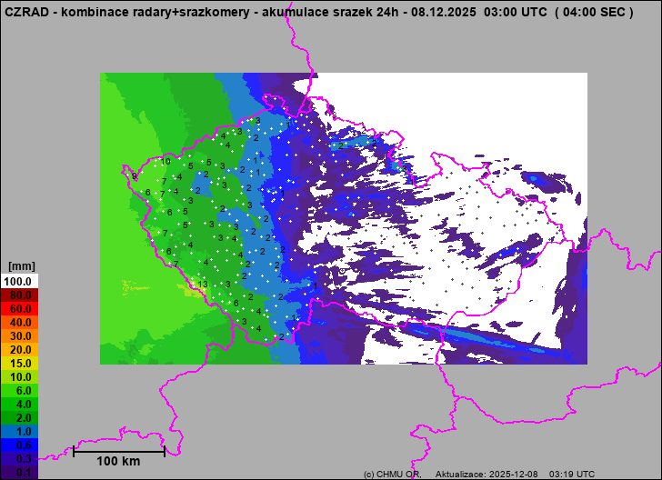 Precipitation estimates - Weather radar estimates combined with rain gauge measurement