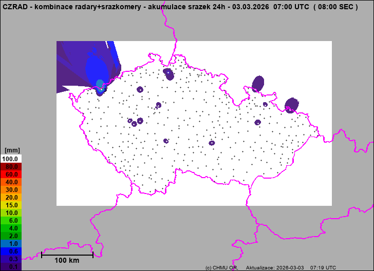 Precipitation estimates - Weather radar estimates combined with rain gauge measurement