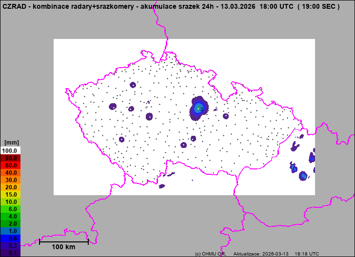 Precipitation estimates - Weather radar estimates combined with rain gauge measurement