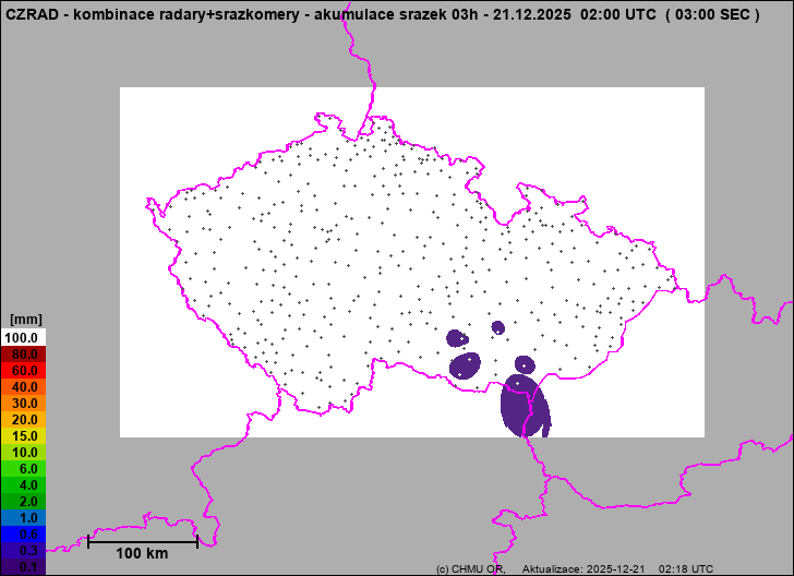 Precipitation estimates - Weather radar estimates combined with rain gauge measurement