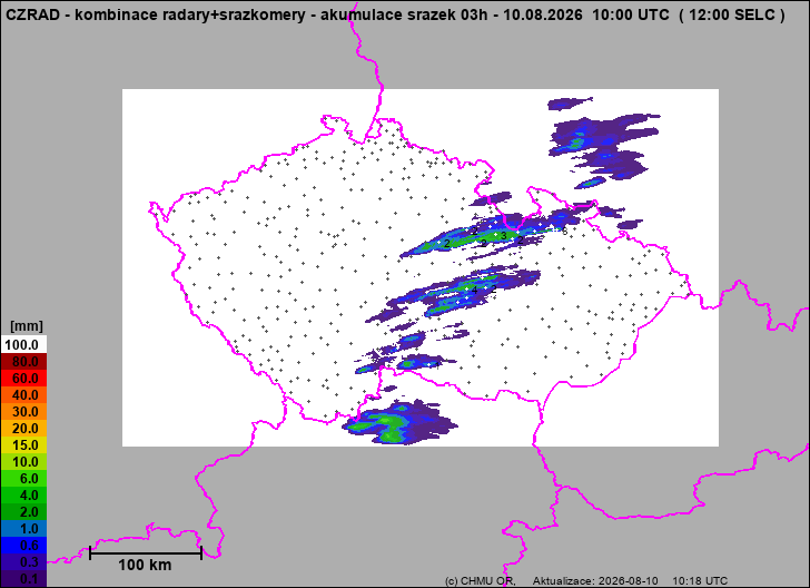 Precipitation estimates - Weather radar estimates combined with rain gauge measurement