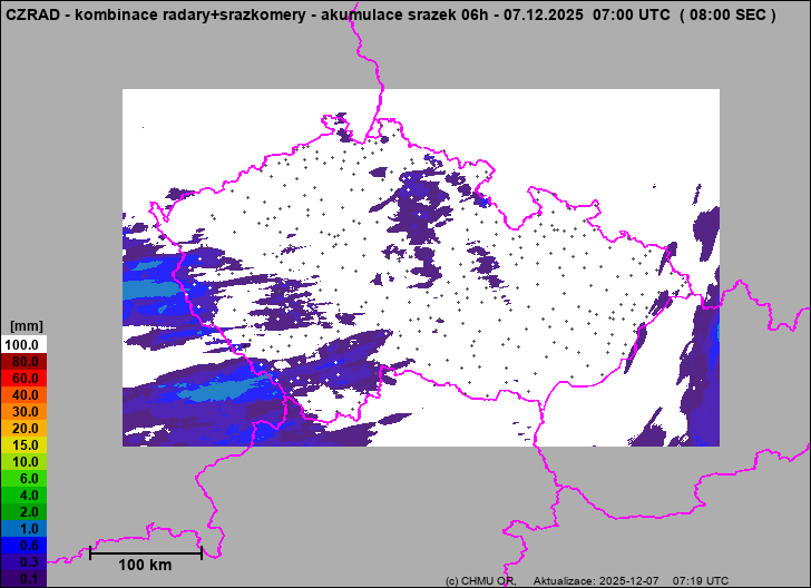 Precipitation estimates - Weather radar estimates combined with rain gauge measurement