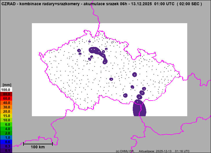 Precipitation estimates - Weather radar estimates combined with rain gauge measurement