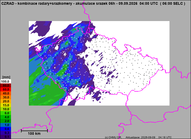 Precipitation estimates - Weather radar estimates combined with rain gauge measurement